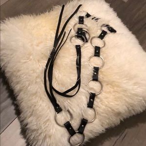 Leather and O-Ring belt